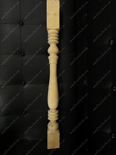 پایه نرده پله چوبی دارچوب مدل دارکوب 80 سانتی متر