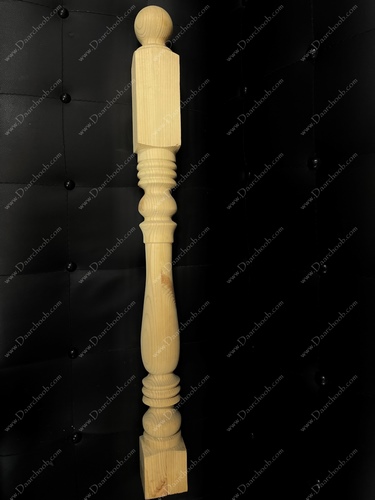 پایه ایستگاه پله چوبی دارچوب مدل دارکوب 1 متر