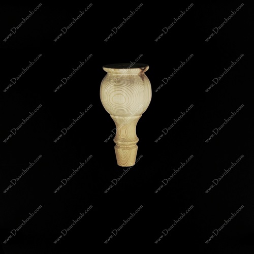 پایه چوبی کوزه ای دارچوب مدل 17 سانتی متر