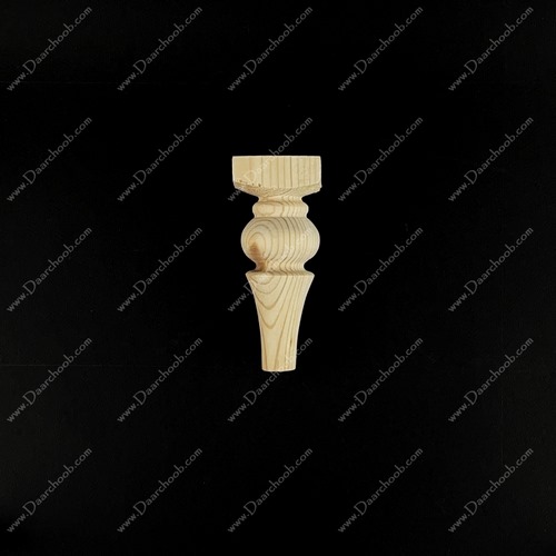 پایه چوبی دارچوب مدل کاجی 12 سانتی متر