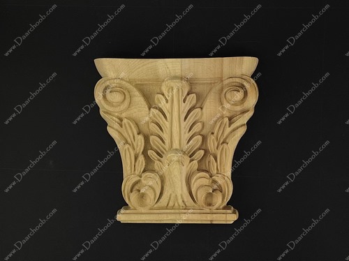 سرستون منبت چوبی دارچوب مدل 101