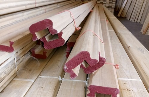 دست انداز پله دارچوب مدل ۸سانتی متر