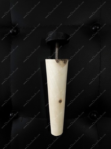 لچکی و پیچ یراق پایه چوبی زاویه‌دار