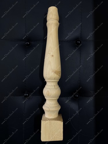 پایه چوبی دارچوب مدل لوتوس 40 سانتی متر