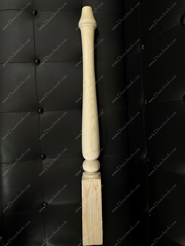 پایه چوبی دارچوب مدل تیله‌ای 80سانتی متر